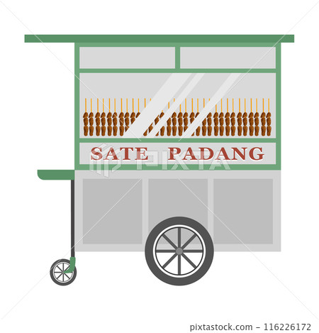 illustration of satay sate asian food illustration of satay sate asian food 116226172