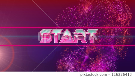 Image of start text over red shapes on red background Image of start text over red shapes on red background 116226413