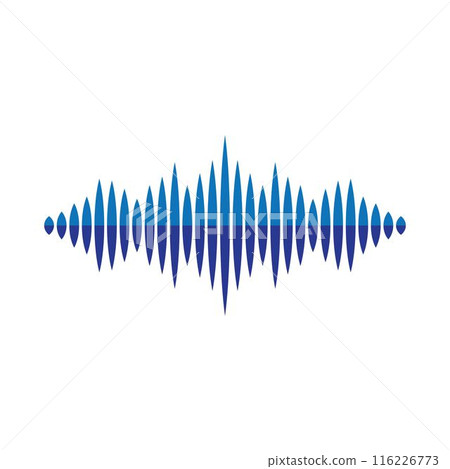 Sound wave logo images illustration Sound wave logo images illustration 116226773