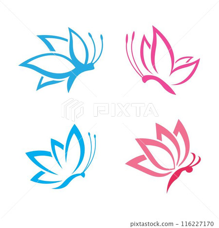 Beauty butterfly logo images 116227170