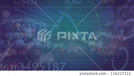Image of financial data processing over statistics Image of financial data processing over statistics 116227312