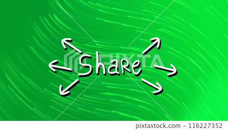 Image of circles and sale text over light spots on blue background 116227352