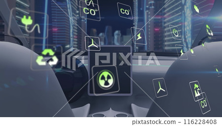 Multiple composition of green on on image call over on using notifications 116228408