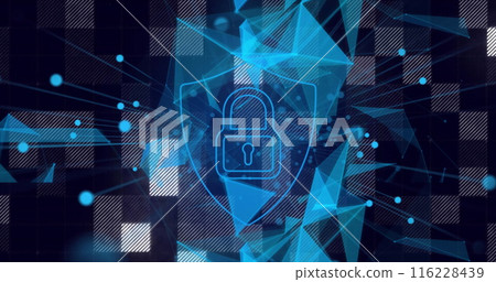 Image of data processing and digital human on black background Image of data processing and digital human on black background 116228439