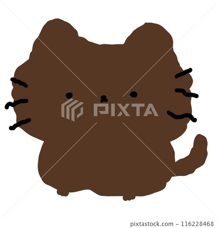 Cute Brown Cat Cartoon illustration Kitten Cartoon Cat Doodle Art Style Adorable Cat Kitty Cartoon Cute Brown Cat Cartoon illustration Kitten Cartoon Cat Doodle Art Style Adorable Cat Kitty Cartoon 116228468