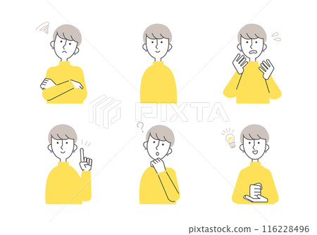 女性臉部表情A組1 女性臉部表情A組1 116228496