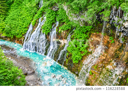 Shirahige Waterfall in Biei, Hokkaido 116228588
