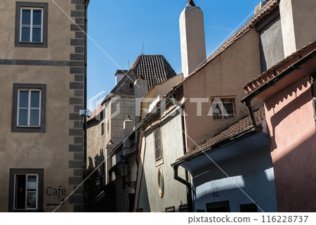 Charming The Golden Lane in Prague, Czech republic Charming The Golden Lane in Prague, Czech republic 116228737