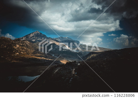 Mountain landscape. Somewhere in Cyprus Mountain landscape. Somewhere in Cyprus 116228806