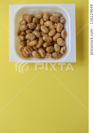 Large-grain natto from Hokkaido in a package - fermented food 116229649