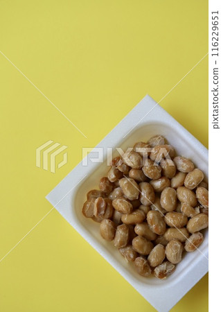 Large-grain natto from Hokkaido in a package - fermented food 116229651