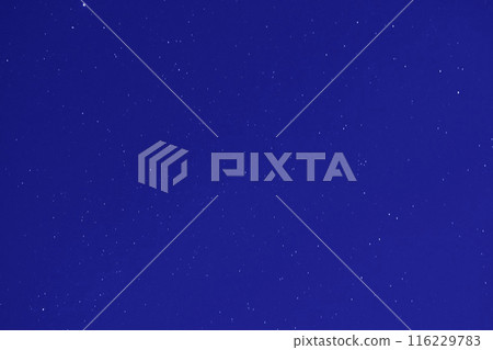 Constellations in the center of the Milky Way in the summer night sky 116229783