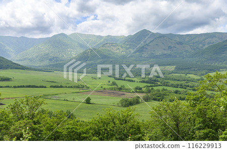 View from Shimizu Maruyama Observatory, Tokachi Plain, Hokkaido View from Shimizu Maruyama Observatory, Tokachi Plain, Hokkaido 116229913