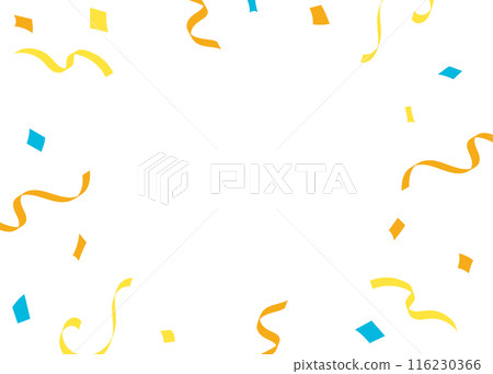 五彩紙屑框架背景維生素顏色 116230366