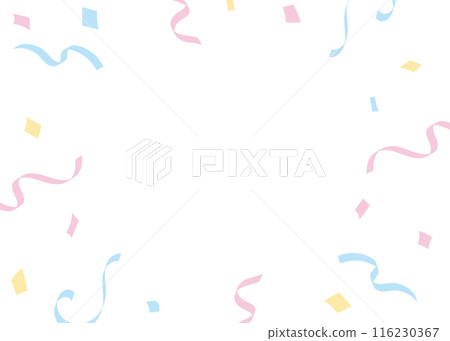 五彩紙屑框架背景柔和的顏色 116230367