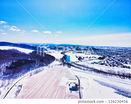 Aerial photography of Hokkaido in winter Aerial photography of Hokkaido in winter 116230456