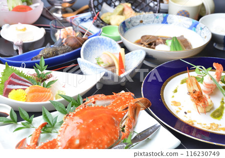 全套新鮮海鮮與傳統日本料理 116230749