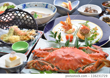 全套新鮮海鮮與傳統日本料理 116231729