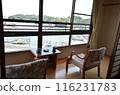 View from a traditional Japanese room by the sea 116231783