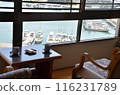 Japanese-style room with a harbor view: A peaceful morning 116231789