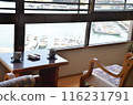 Japanese-style room with a harbor view: A peaceful morning 116231791