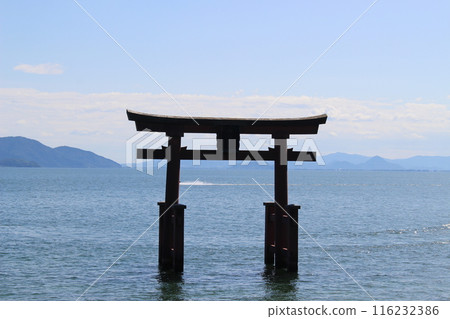 Shirahige Shrine, Lake Biwa, Lakeside Shirahige Shrine, Lake Biwa, Lakeside 116232386