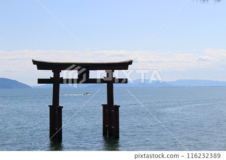 白須神社 琵琶湖湖畔 116232389