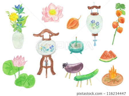 盂蘭盆會畫水彩 116234447