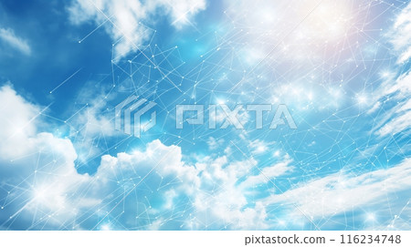 Abstract Technology Sky Background 116234748