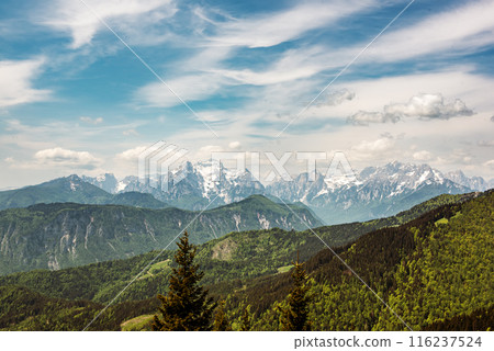 Landscape with Triglav mountains Landscape with Triglav mountains 116237524