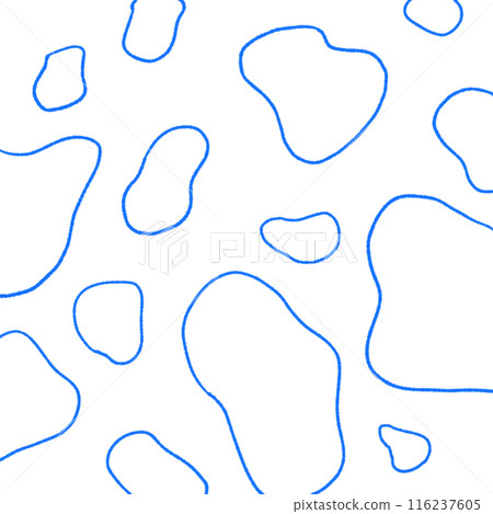Background image of loose abstract curves - Blue Background image of loose abstract curves - Blue 116237605