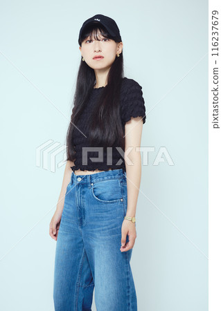 Summer portrait of female college student Summer portrait of female college student 116237679
