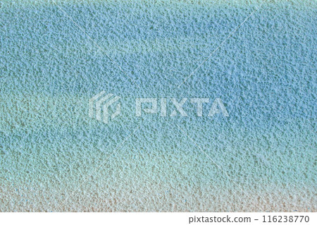 Blue light plaster wall abstract pattern design stucco background texture rough solid coarse structure 116238770