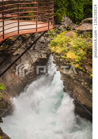 Gudbrandsjuvet gorge in Norway 116238814