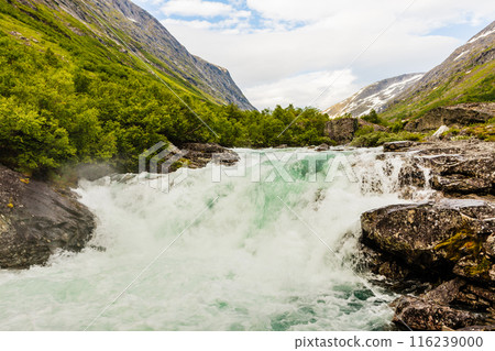 Videfossen waterfall in Norway 116239000