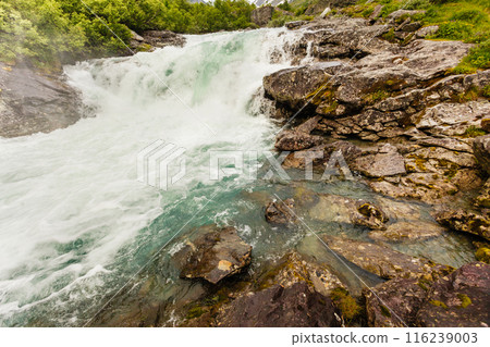 Videfossen waterfall in Norway 116239003