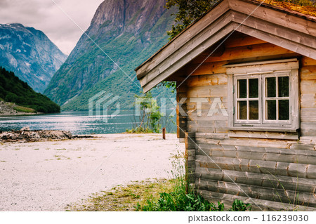 Mountains landscape and fjord in Norway Mountains landscape and fjord in Norway 116239030