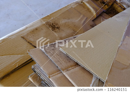Waste cardboard 116240151