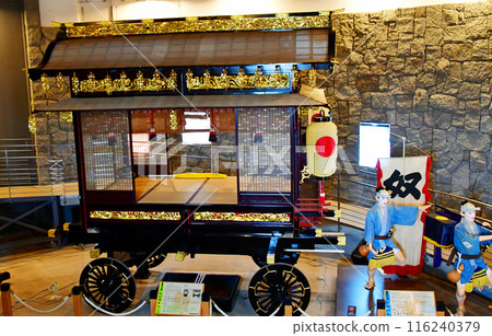 Yamagata Prefecture, Oe Town, JR Saza Station, Oe Town Exchange Station, Exhibition Hall, Hayashi Yatai Yamagata Prefecture, Oe Town, JR Saza Station, Oe Town Exchange Station, Exhibition Hall, Hayashi Yatai 116240379