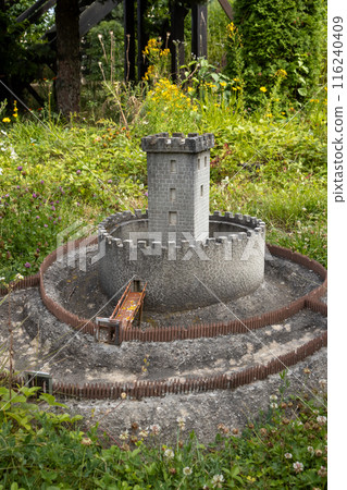 Castle Sivetice in Miniatures Park, Podolie, Slovakia 116240409