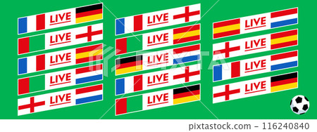 Football euro championship 2024. Soccer cup banner. Football euro championship 2024. Soccer cup banner. 116240840