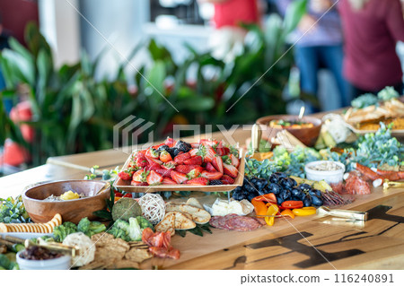 Assorted party appetizers 116240891