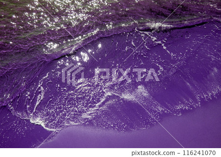 Sea wave texture, unusual water background 116241070