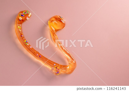 Colorful gel texture, clear skincare cream with bubbles and decorative figurines background, transparent beauty serum, colored cosmetic product close up Colorful gel texture, clear skincare cream with bubbles and decorative figurines background, transparent beauty serum, colored cosmetic product close up 116241143