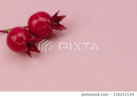 Colorful decorative berries texture with copy space, background with place for text 116241539
