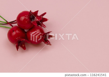 Colorful decorative berries texture with copy space, background with place for text 116241541