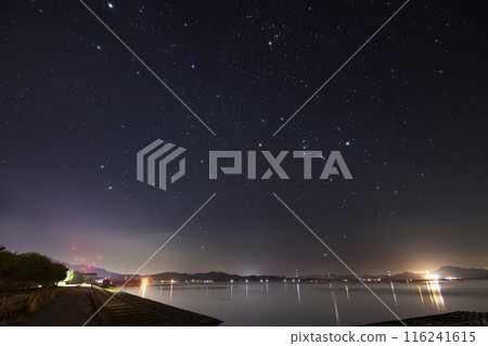 瀨戶內的秋季星空：獵戶座的升起和冬季的鑽石 116241615