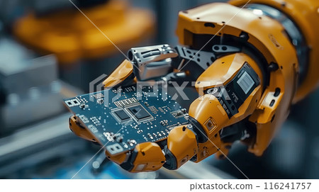 Robotic process for manufacturing chip and processor components 116241757