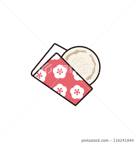 Umegae mochi illustration (color) Umegae mochi illustration (color) 116241844