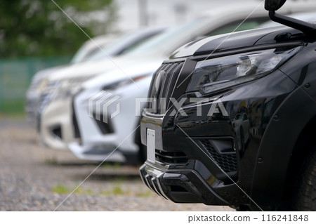 停放的客車影像 停放的客車影像 116241848